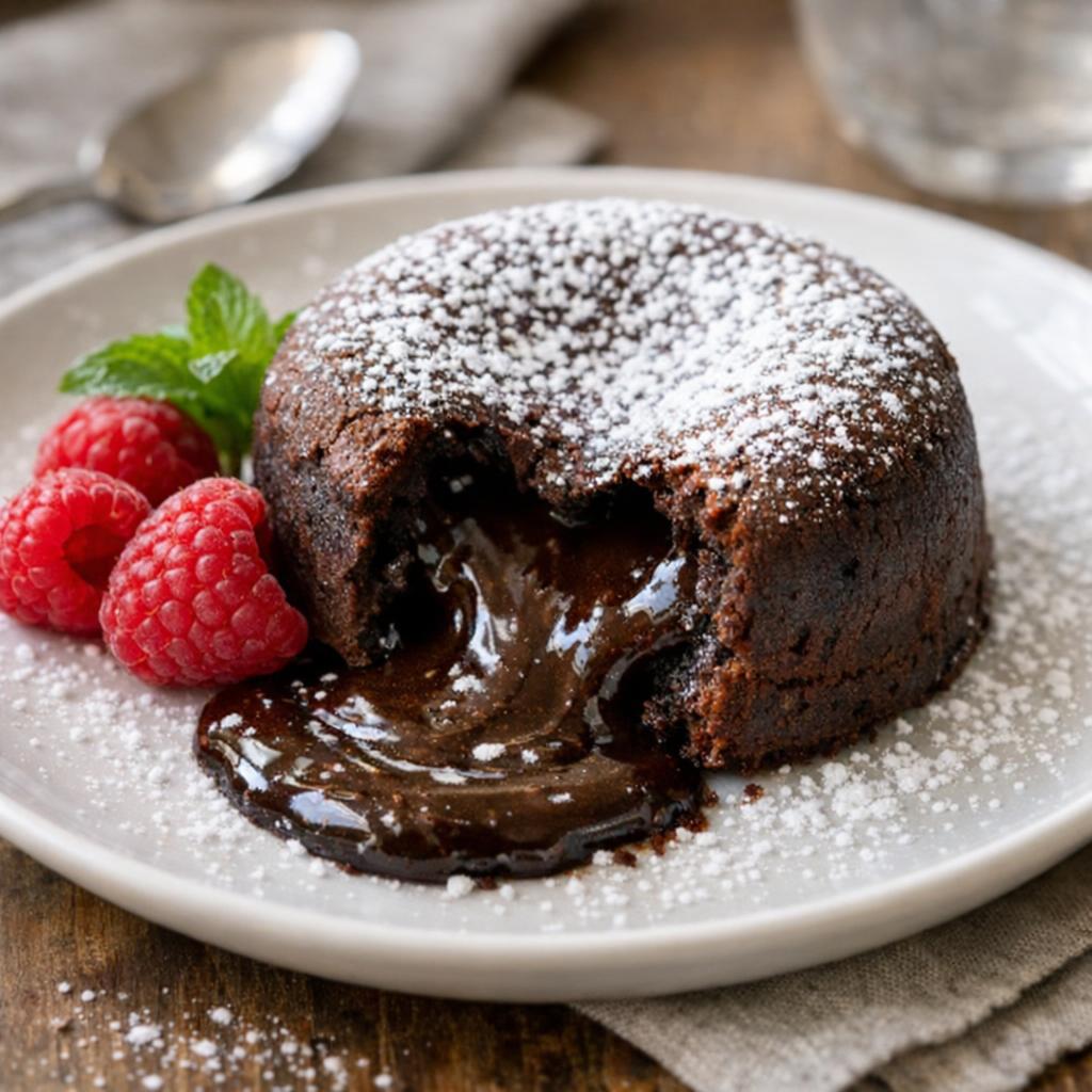 Fondant au chocolat cœur coulant