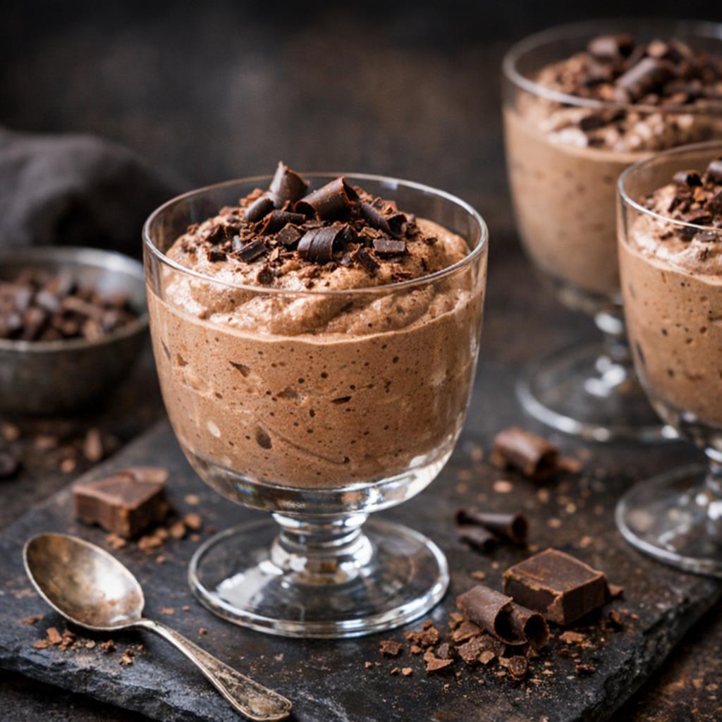 Mousse au chocolat légère